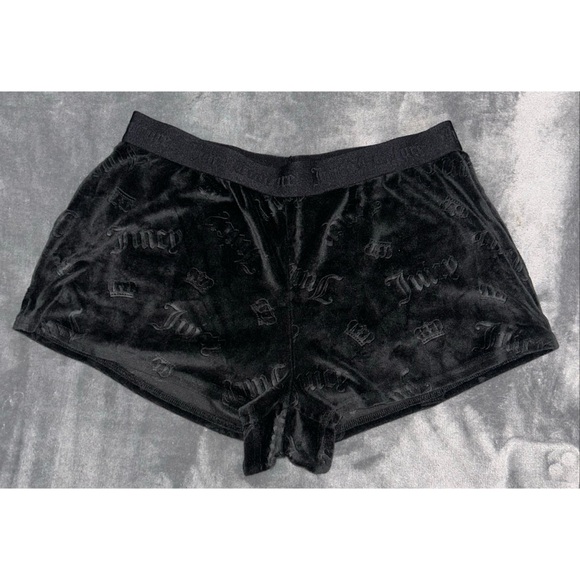 🖤 Juicy Couture Velour Lounge Shorts - Picture 1 of 4